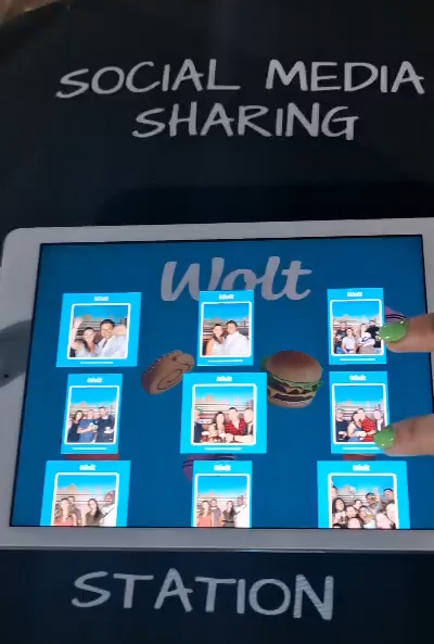 Branded Sharing GUIs created a seamless Wolt experience